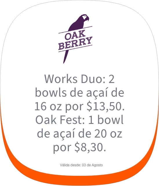 Oakberry – beneficio smartclub